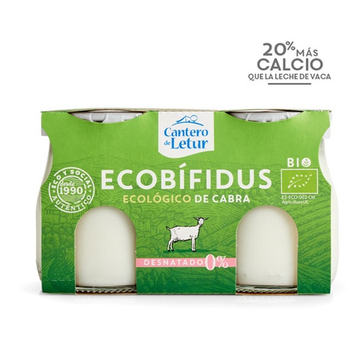 [1912] Yogur de Cabra Desnatado Natural Bio - 2 unidades