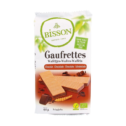 [1729] Galletas Gaufrettes de Chocolate y Barquillo Bio