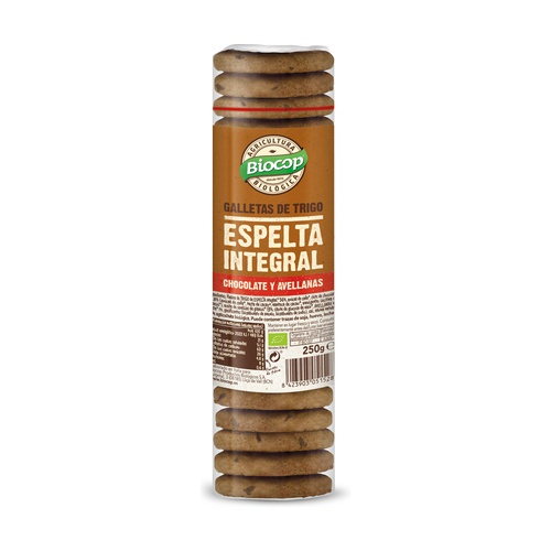 [1714] Galletas de Espelta Integral con Chocolate y Avellanas Bio