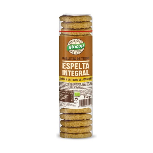 [1676] Galletas de Espelta Integral con Limon y Jengibre Bio