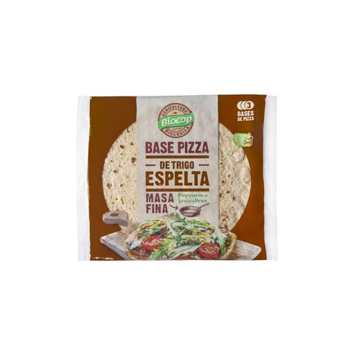 [1606] Base Pizza de Espelta masa fina Bio