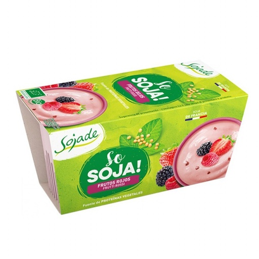 [1449] Yogur de Soja con Frutos Rojos Bio (2 yogures)