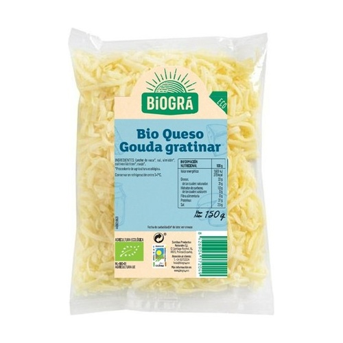 [1431] Queso Gouda Rallado para gratinar Bio