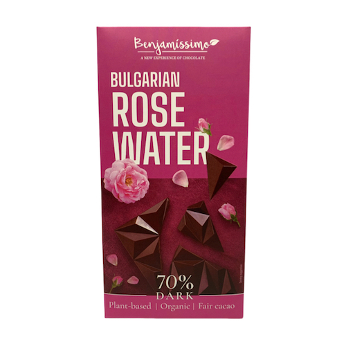 [4206] Chocolate Negro 70% con Agua de Rosas Bio