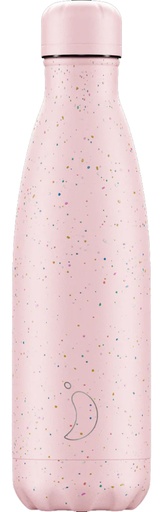 [1289] Botella Chilly Moteada Rosa 500 ml