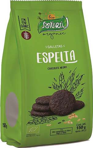 [1236] Galletas mini de Espelta con Chocolate Negro Bio