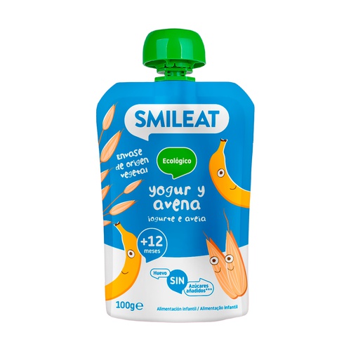 [1181] Pouch de Yogur y Avena Bio 9m+