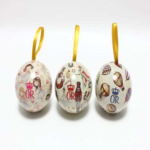 [4186] Bola de Navidad rellenos de: 1 Mantecado de Canela y 1 Polvorón de Almendra