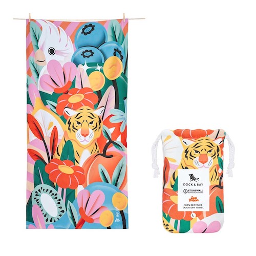 [4179] Toalla L Dock & Bay - Animal Tropic Tigre