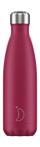 [1079] Botella Acero Inoxidable Chilly’s Fucsia Mate 750ml