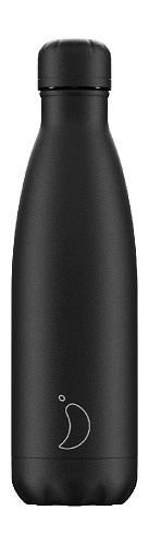 [1077] Botella Acero Inoxidable Chilly’s Negro Mate 750ml