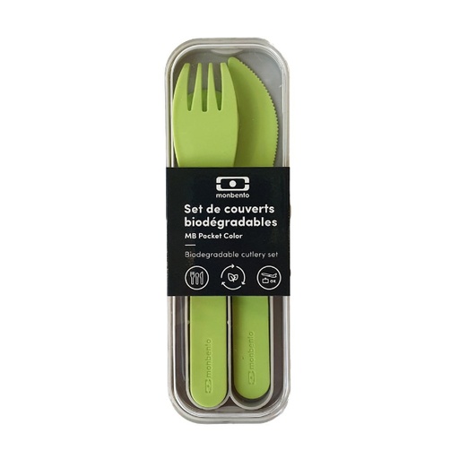 [832] Cubiertos Pocket Biodegradables Apple