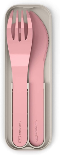 [831] Cubiertos Pocket Biodegradables Rosa Blush
