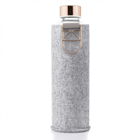 [788] Botella cristal Equa Biosi fieltro Gris