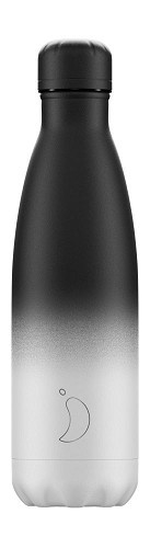 [778] Botella Chilly’s - Gradient - Monocromo Blanca y Negra