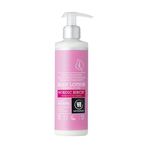 [719] Loción corporal hidratante para piel seca de Abedul Nordic Birch de Urtekram