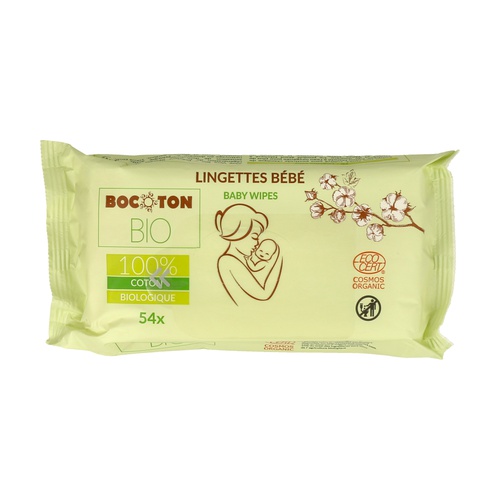 [697] Toallitas Bebé húmedas con algodón Bio