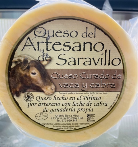 [634] Queso Curado de Vaca y Cabra de Saravillo