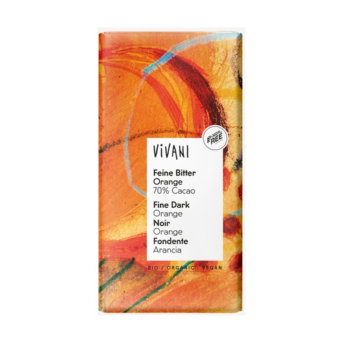[523] Chocolate negro 70% cacao con naranja Bio