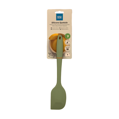 [4075] Espátula de Cocina de Silicona - Verde Menta