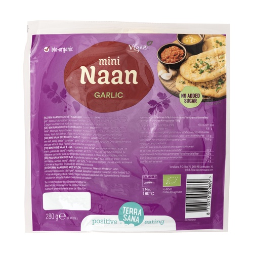 [3978] Pan Naan Mini Ajo Bio