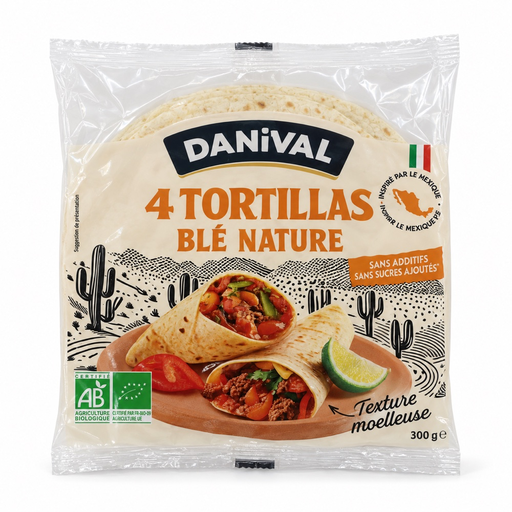 [4790] Tortillas de Trigo para Burritos Bio