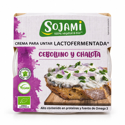 [4812] Queso Crema con Cebollino y Chalota Bio