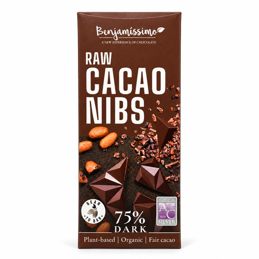 [4836] Chocolate Negro 75% con Nibs de cacao Bio