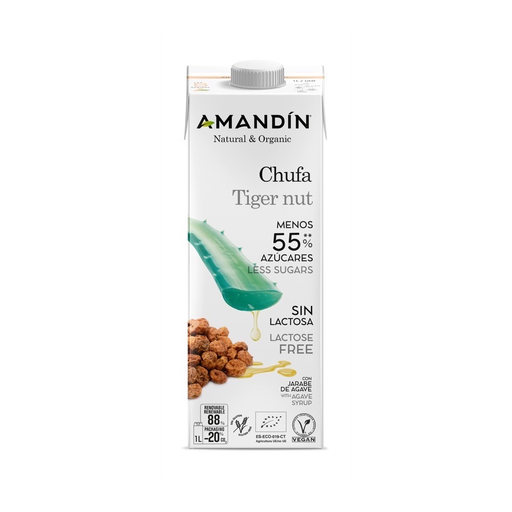 [4846] Horchata de chufa endulzado con Agave Bio