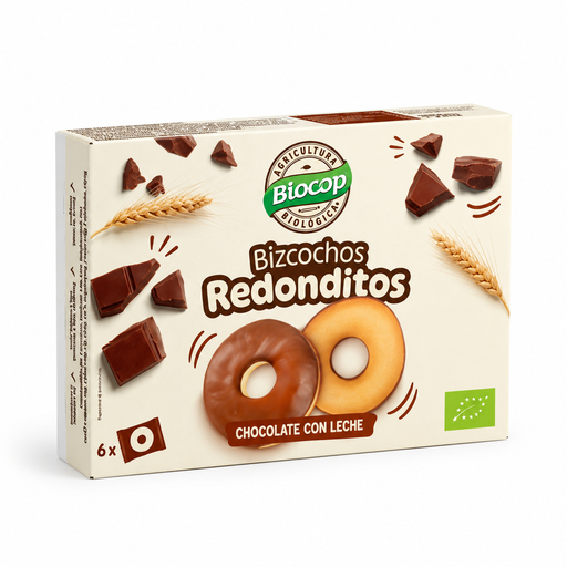 [4852] Bizcochitos Redonditos bañados en chocolate Bio