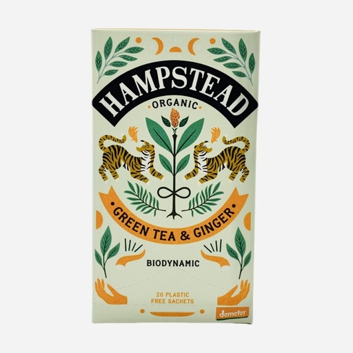 [3906] Té Verde con Jengibre Bio (20 sobres)