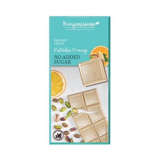 [3894] Chocolate Blanco 35% con Pistacho y Naranja Bio