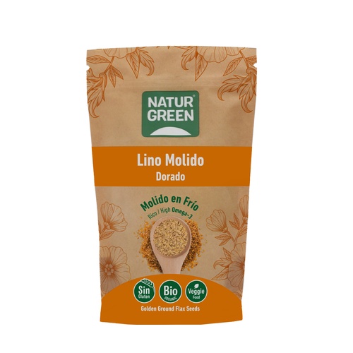 [3824] Semillas de Lino Dorado Molido Bio