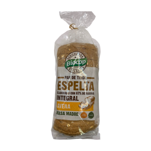 [4437] Pan de Molde de Espelta Integral con Avena Bio