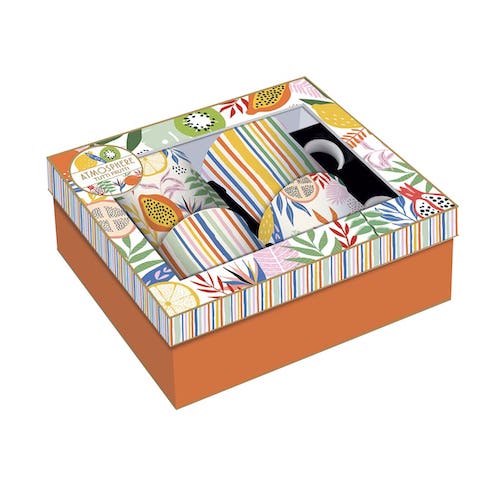 [3784] Juego de 4 tazas Tazas Mug - Tutifruti