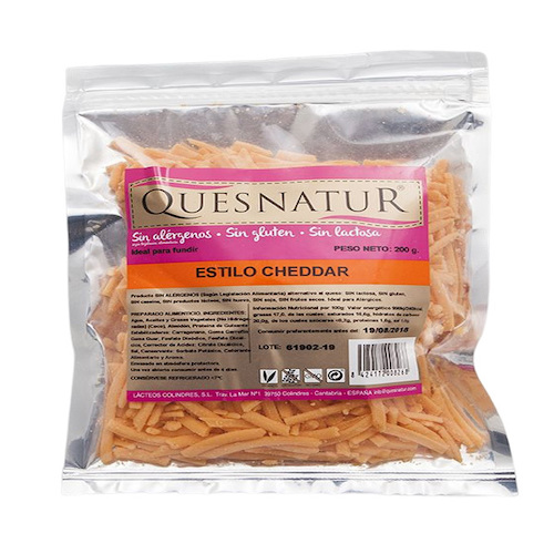 [3670] Queso Rallado Cheddar Vegano