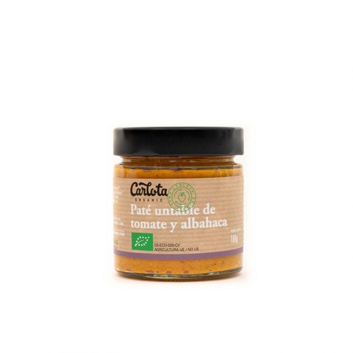 [3656] Paté de Tomate y Albahaca Bio