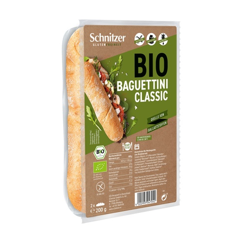 [3647] Pan Mini Baguette Clásico de Maíz y Arroz Bio (2 unidades)