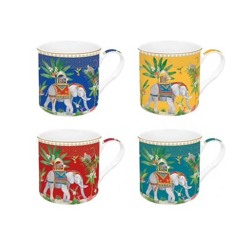 [3549] Juego de 4 Tazas Mug - Marajah