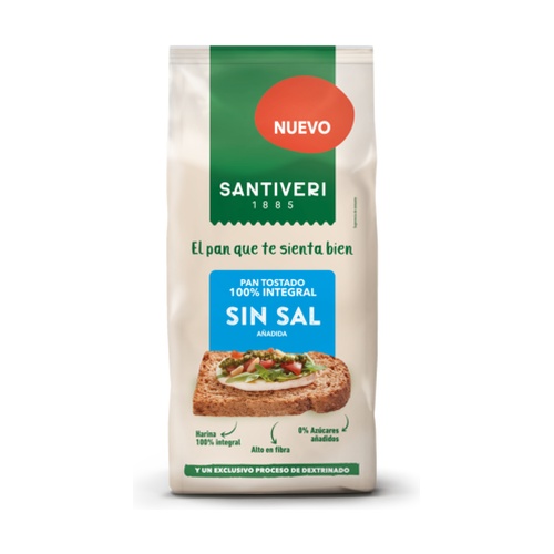[3496] Pan Tostado Integral Sin Sal